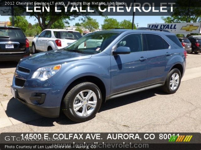 2012 Chevrolet Equinox LT AWD in Twilight Blue Metallic