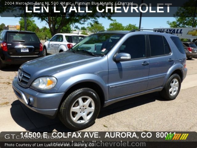 2004 Mercedes-Benz ML 500 4Matic in Platinum Blue Metallic