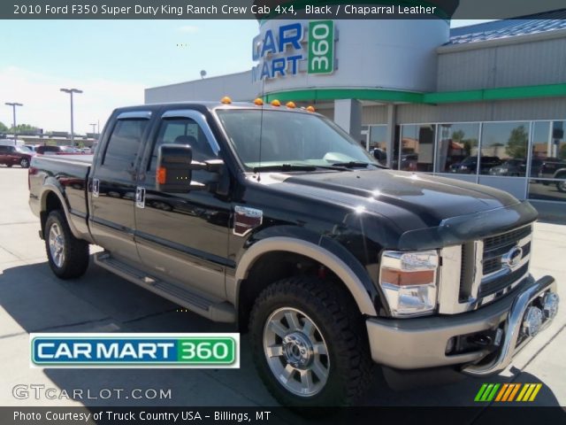 2010 Ford F350 Super Duty King Ranch Crew Cab 4x4 in Black