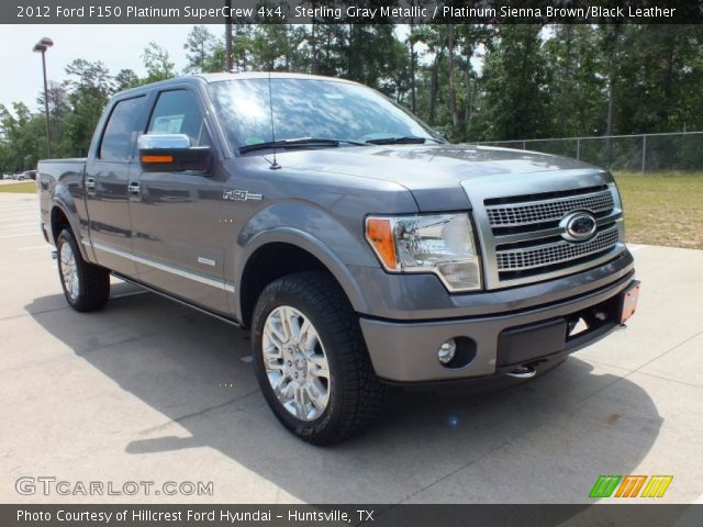 2012 Ford F150 Platinum SuperCrew 4x4 in Sterling Gray Metallic