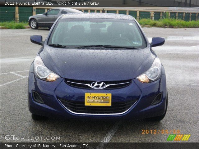 2012 Hyundai Elantra GLS in Indigo Night Blue