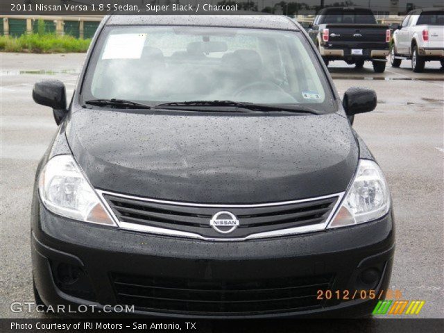 2011 Nissan Versa 1.8 S Sedan in Super Black