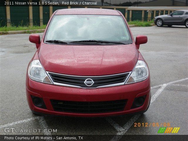 2011 Nissan Versa 1.8 S Sedan in Red Brick