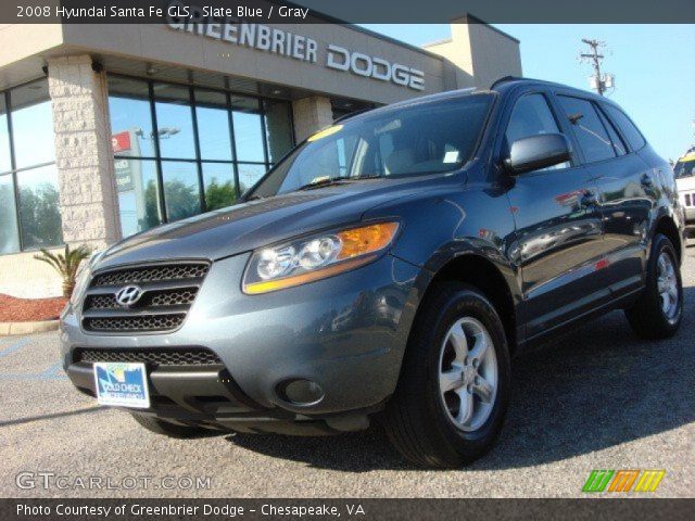 2008 Hyundai Santa Fe GLS in Slate Blue