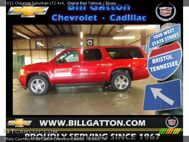 2012 Chevrolet Suburban LTZ 4x4 in Crystal Red Tintcoat