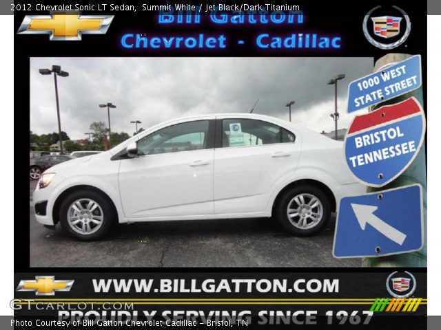 2012 Chevrolet Sonic LT Sedan in Summit White