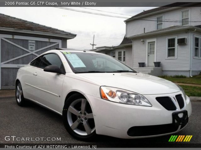 2006 Pontiac G6 GTP Coupe in Ivory White