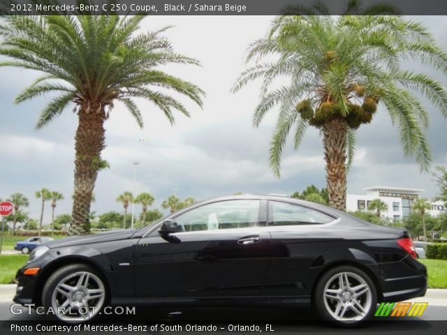 2012 Mercedes-Benz C 250 Coupe in Black