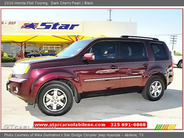2010 Honda Pilot Touring in Dark Cherry Pearl