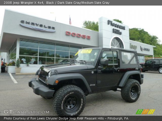 2008 Jeep Wrangler X 4x4 in Black