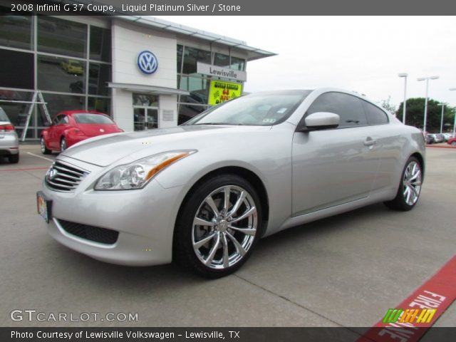 2008 Infiniti G 37 Coupe in Liquid Platinum Silver
