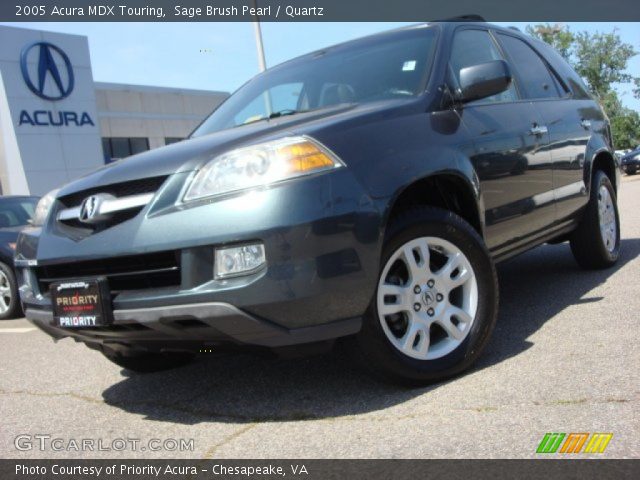 2005 Acura MDX Touring in Sage Brush Pearl