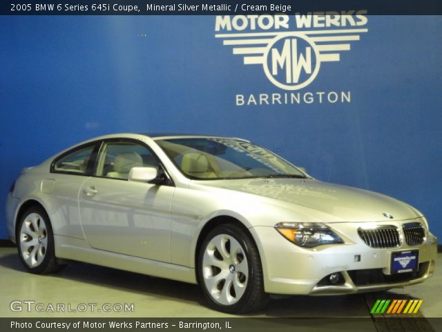 2005 BMW 6 Series 645i Coupe in Mineral Silver Metallic