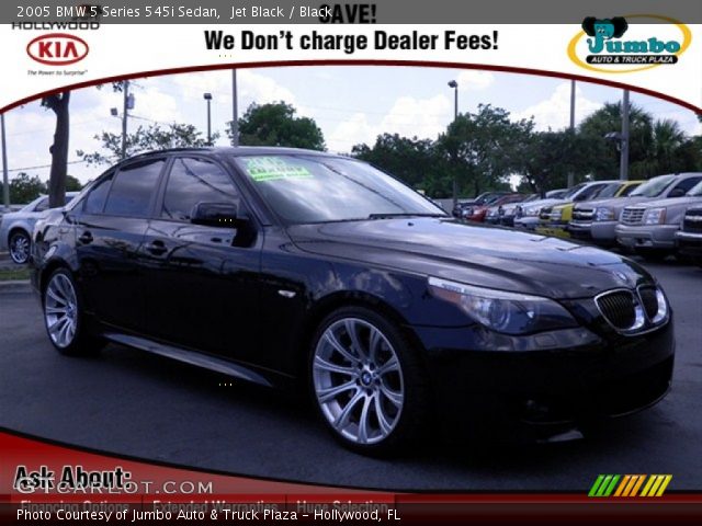 2005 BMW 5 Series 545i Sedan in Jet Black