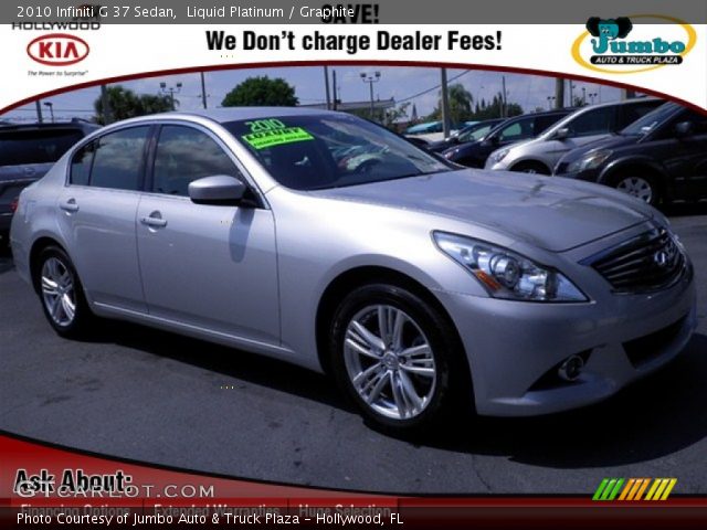 2010 Infiniti G 37 Sedan in Liquid Platinum