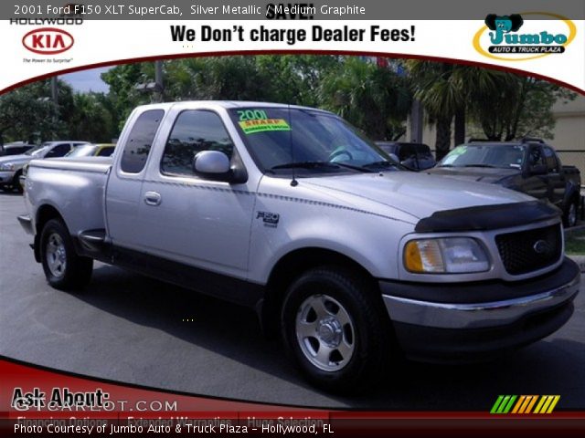 2001 Ford F150 XLT SuperCab in Silver Metallic