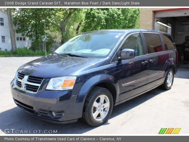 2008 Dodge Grand Caravan SXT in Marathon Blue Pearl