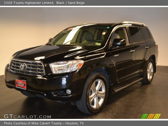 2009 Toyota Highlander Limited in Black