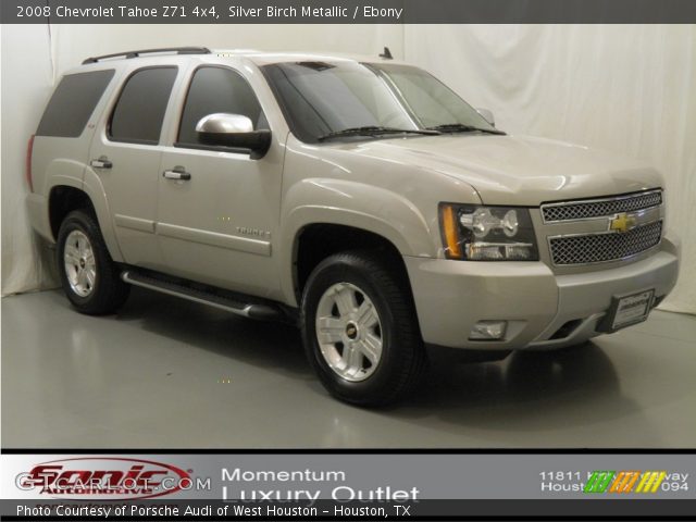 2008 Chevrolet Tahoe Z71 4x4 in Silver Birch Metallic