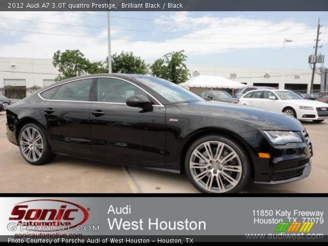 2012 Audi A7 3.0T quattro Prestige in Brilliant Black