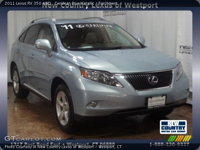 2011 Lexus RX 350 AWD in Cerulean Blue Metallic