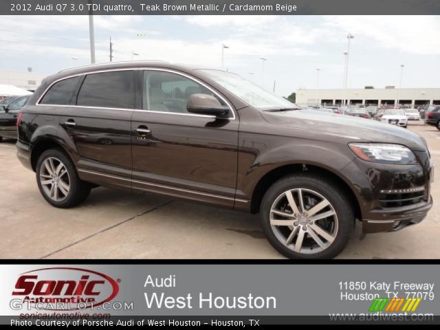 2012 Audi Q7 3.0 TDI quattro in Teak Brown Metallic