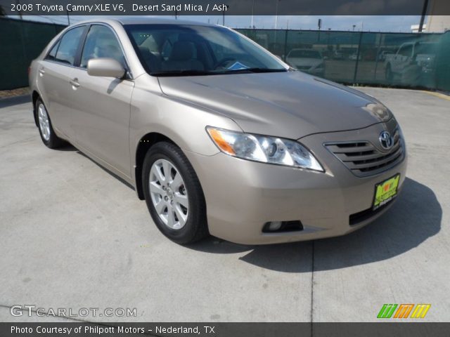 2008 Toyota Camry XLE V6 in Desert Sand Mica