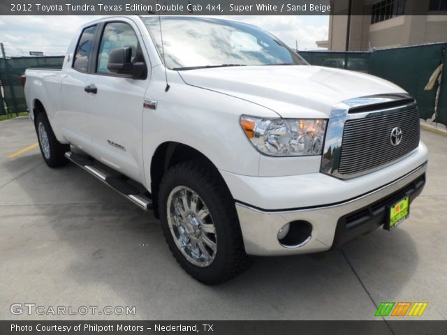 2012 Toyota Tundra Texas Edition Double Cab 4x4 in Super White