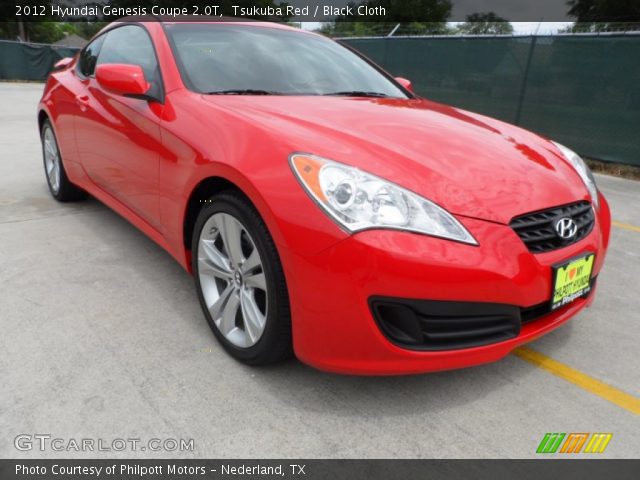 2012 Hyundai Genesis Coupe 2.0T in Tsukuba Red