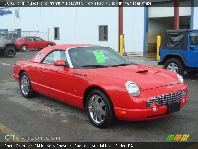 2003 Ford Thunderbird Premium Roadster in Torch Red