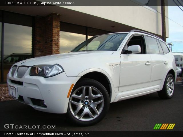 2007 BMW X3 3.0si in Alpine White