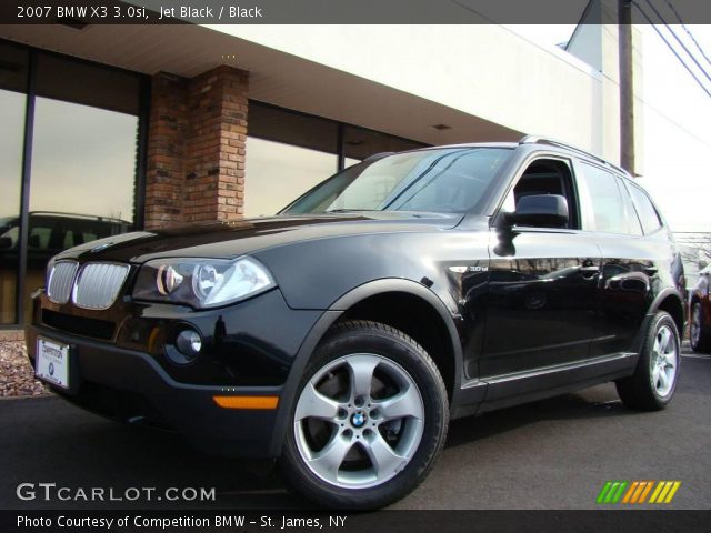 2007 BMW X3 3.0si in Jet Black