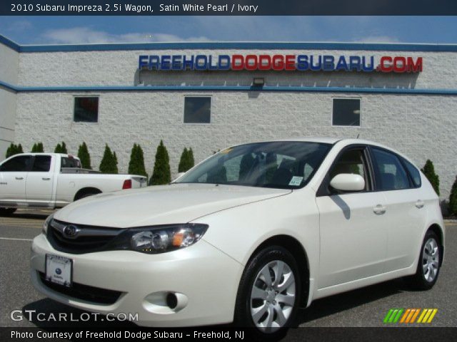 2010 Subaru Impreza 2.5i Wagon in Satin White Pearl