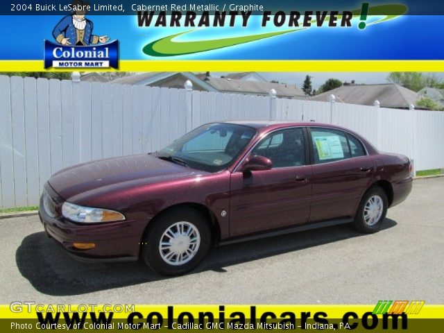 2004 Buick LeSabre Limited in Cabernet Red Metallic