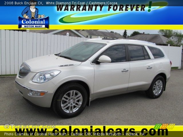 2008 Buick Enclave CX in White Diamond Tri Coat