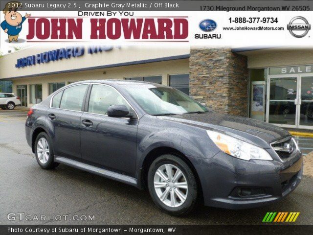 2012 Subaru Legacy 2.5i in Graphite Gray Metallic