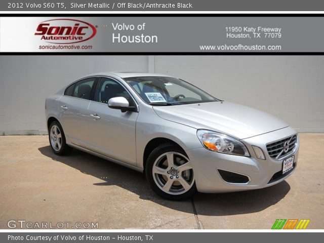 2012 Volvo S60 T5 in Silver Metallic