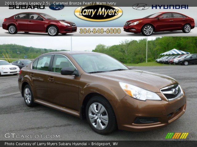 2011 Subaru Legacy 2.5i in Caramel Bronze Pearl