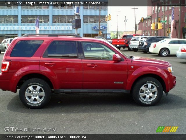 2008 Ford Escape Limited 4WD in Redfire Metallic