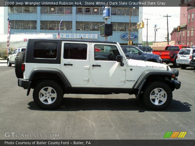 2008 Jeep Wrangler Unlimited Rubicon 4x4 in Stone White