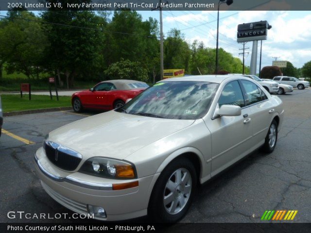 2002 Lincoln LS V8 in Ivory Parchment Pearl Tri-Coat
