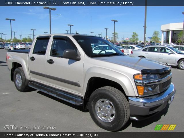 2008 Chevrolet Colorado LT Z71 Crew Cab 4x4 in Silver Birch Metallic