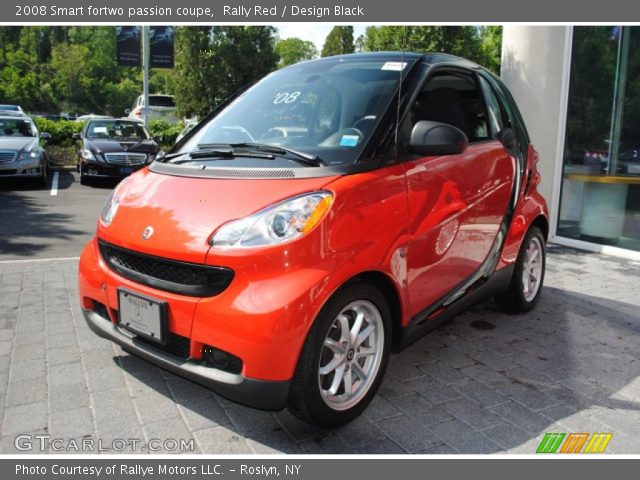 2008 Smart fortwo passion coupe in Rally Red