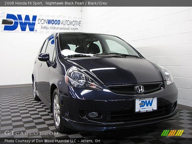 2008 Honda Fit Sport in Nighthawk Black Pearl