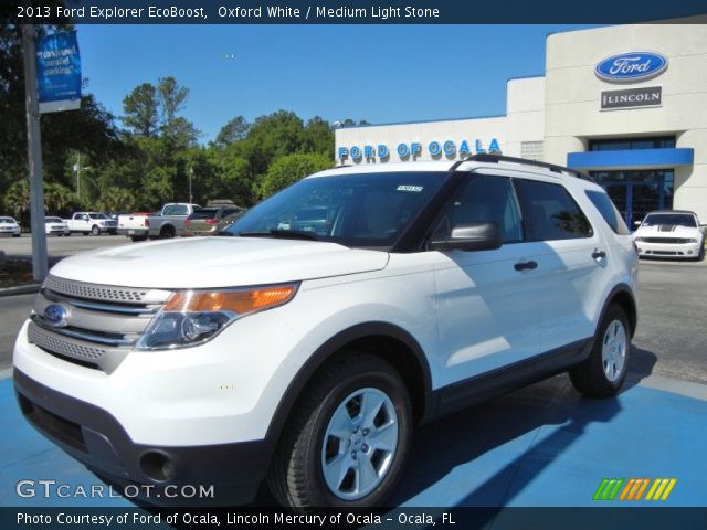 2013 Ford Explorer EcoBoost in Oxford White