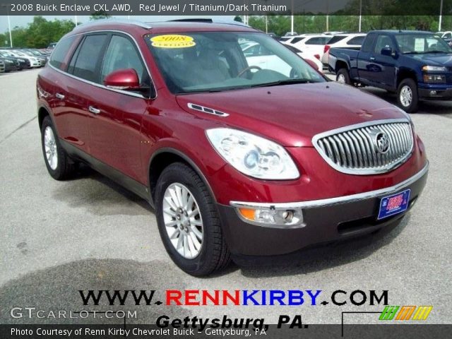 2008 Buick Enclave CXL AWD in Red Jewel
