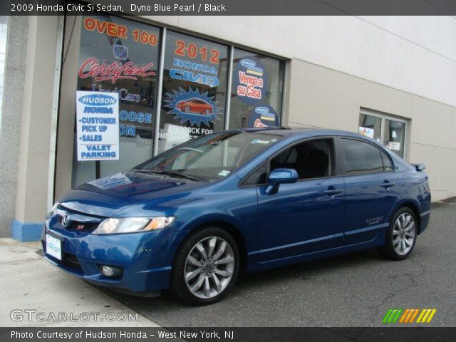 2009 Honda Civic Si Sedan in Dyno Blue Pearl