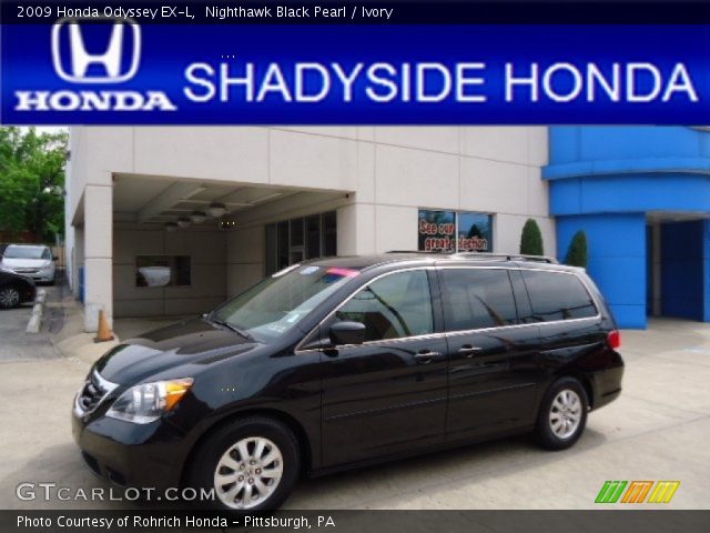 2009 Honda Odyssey EX-L in Nighthawk Black Pearl