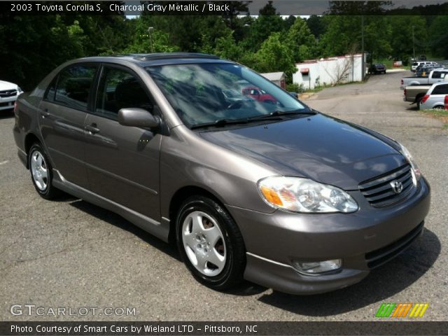 2003 Toyota Corolla S in Charcoal Gray Metallic