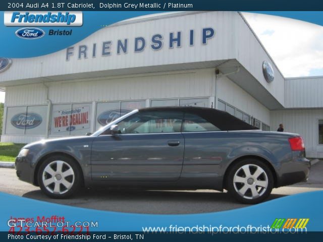 2004 Audi A4 1.8T Cabriolet in Dolphin Grey Metallic